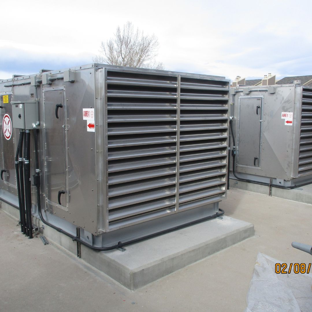 AIREX EVAP AHU's Installed at DW Highlands Pump Station